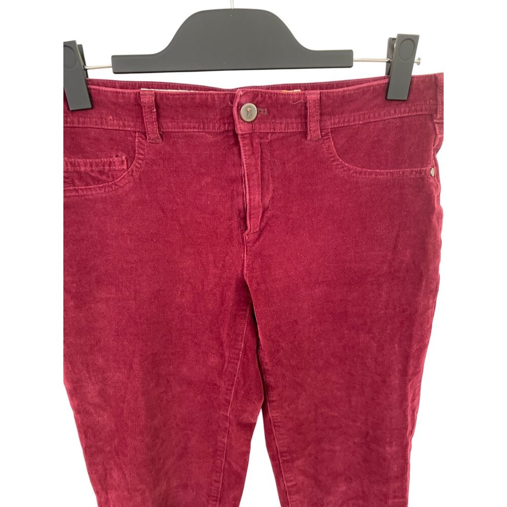 Pilcro and the Letterpress Anthropologie maroon corduroy size 29 Serif